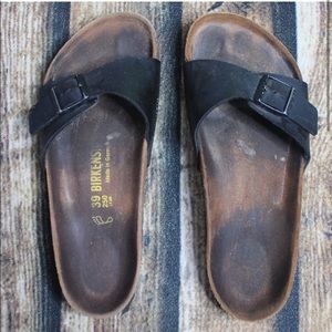 Birkenstock One Strap Cork Sandals